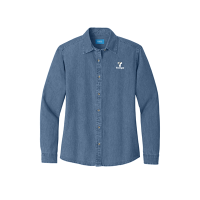 Ladies Long Sleeve Denim Shirt